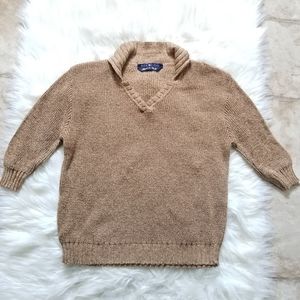 Vintage 90s Ron Leal Italy Crochet Knit Top